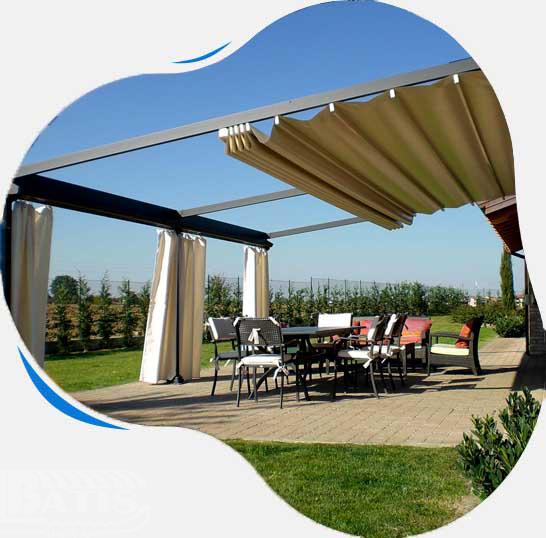 سقف متحرک پارچه ای آرادیس
