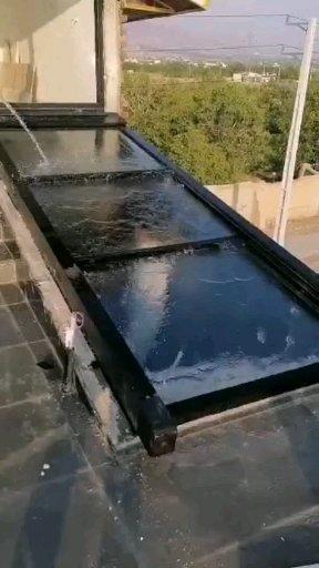 سقف متحرک شیشه‌ای