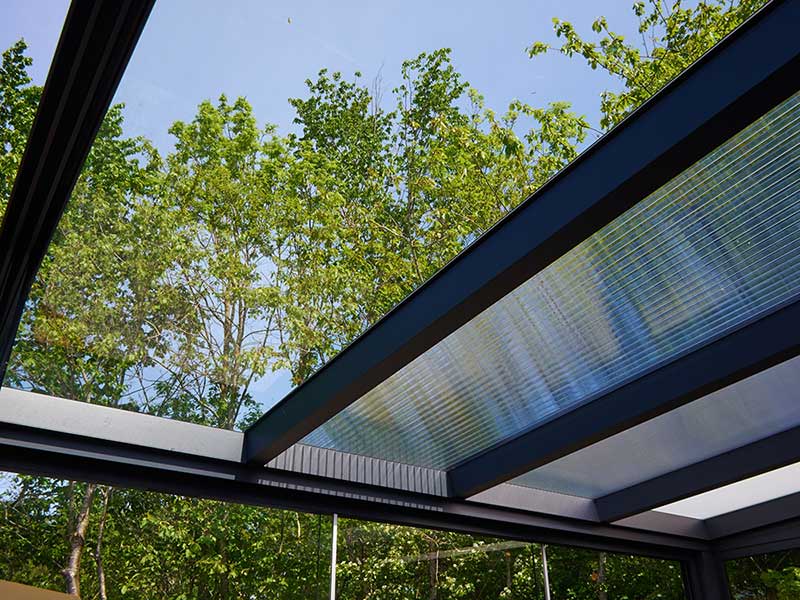 سقف متحرک شیشه ای | قیمت 1404